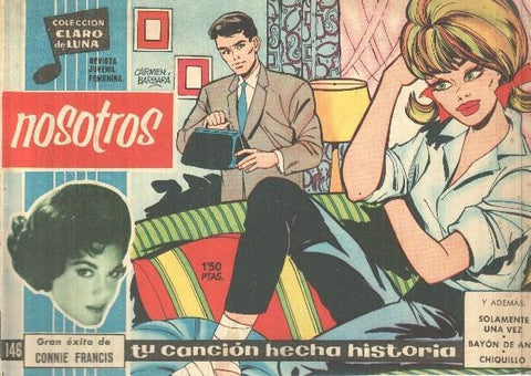 Claro de Luna numero 146: Nosotros (Connie Francis) (numerado 1 en trasera)