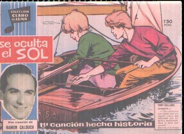 Claro de Luna numero 199: Cancion de Ramon Calduch (numerado 2 en trasera)