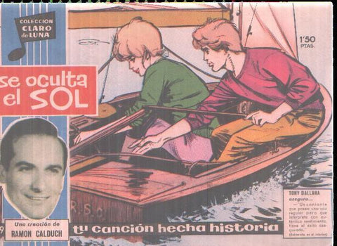 Claro de Luna numero 199: Cancion de Ramon Calduch (numerado 2 en trasera)