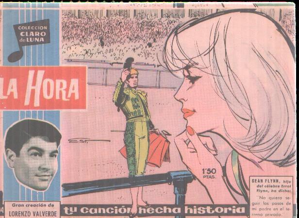 Claro de Luna numero 204: Cancion de Lorenzo Valverde (numerado 2 en trasera)