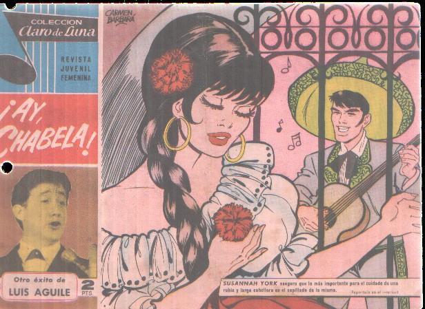 Claro de Luna numero 213: Cancion de Luis Aguile (numerado 3 en trasera)