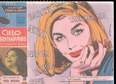 Claro de Luna numero 214: Cancion de Frida Boccara (numerado 3 en trasera)