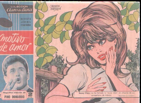 Claro de Luna numero 231: Cancion de Pino Donaggio (numerado 1 en trasera)