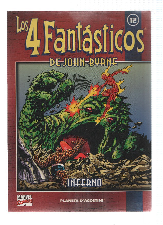 Los 4 Fantasticos de John Byrne coleccionable numero 12: Inferno