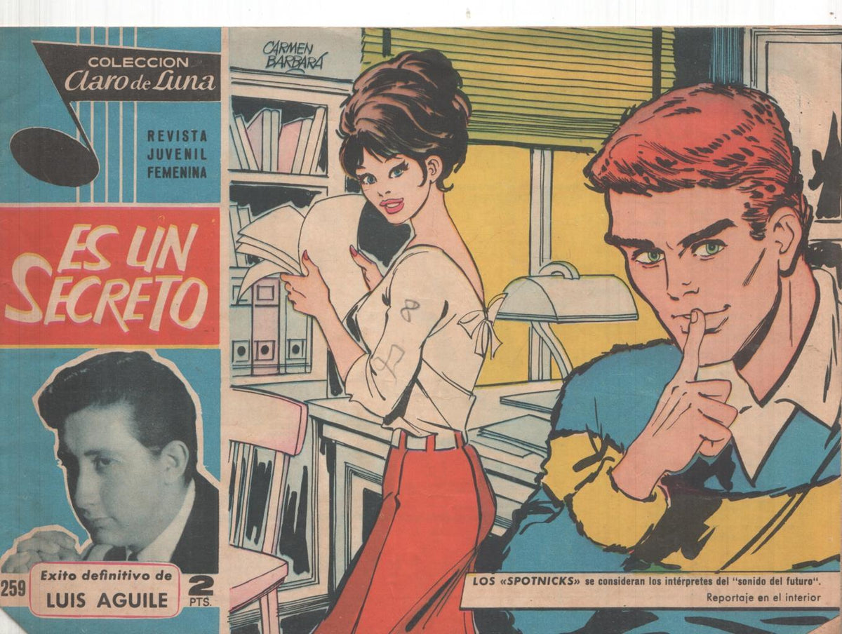 Claro de Luna numero 259: Luis Aguile y letra cancion