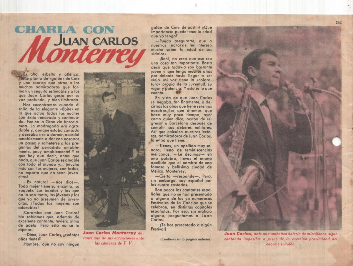 Claro de Luna numero 262: Lucia Altieri y letra cancion