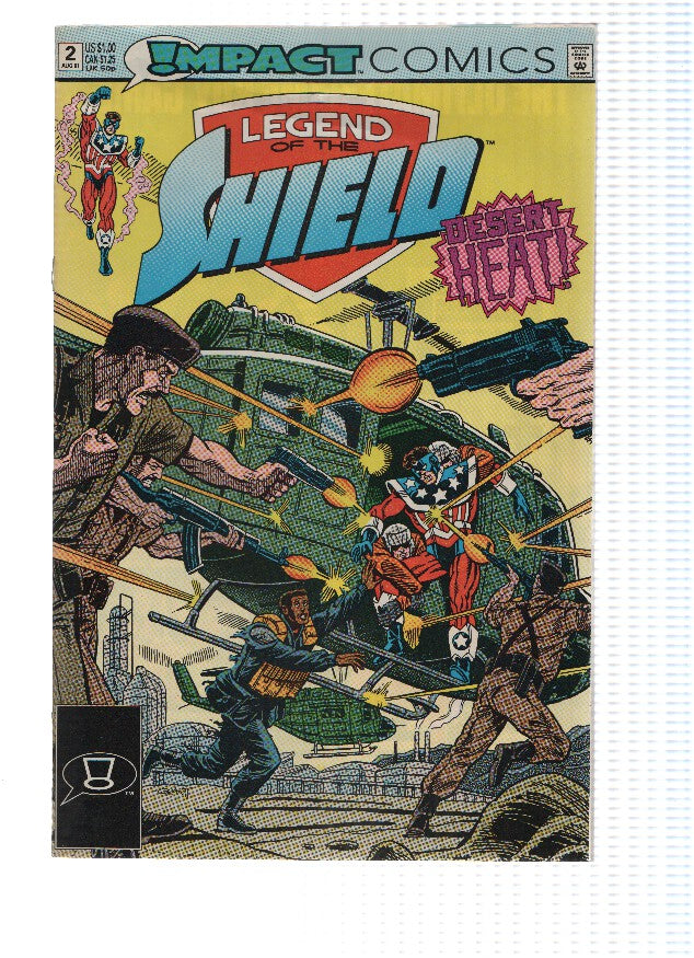 LEGEND OF THE SHIELD, Volume 1 Numero 02: The Furnace of Hate (Impact Comics)