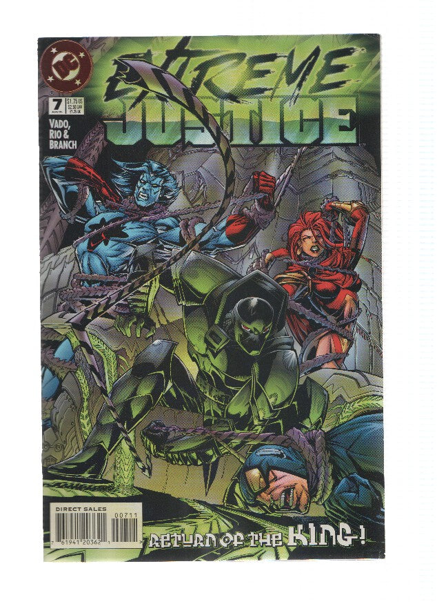EXTREME JUSTICE, Volume 1 Numero 07: The Once and Future Monarch (DC Comics)