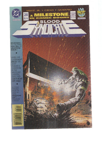 BLOOD SYNDICATE, Volume 1 Numero 28: God intentions, Bad Seasonss (Milestone)