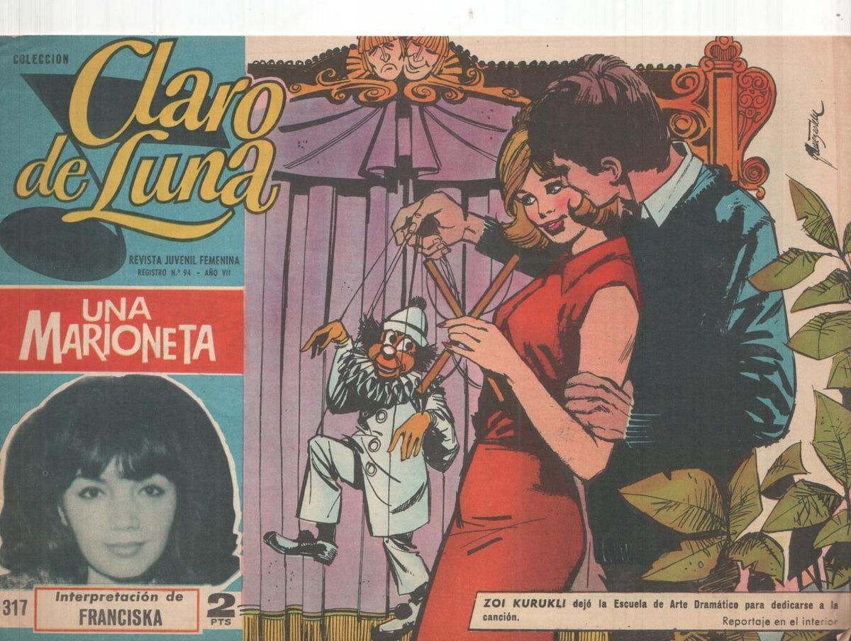 Claro de Luna numero 317: reportaje sobre Zoi Kurukli