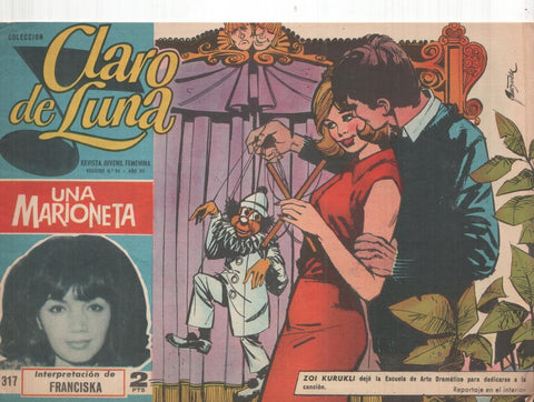 Claro de Luna numero 317: reportaje sobre Zoi Kurukli