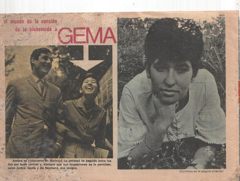 Claro de Luna numero 359: reportaje sobre Gema