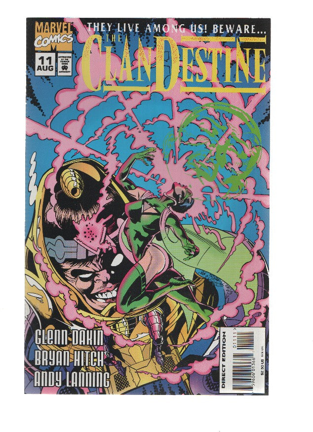 THE CLANDESTINE, Volume 01 Numero 11: Sub-terfuges (Marvel Comics)