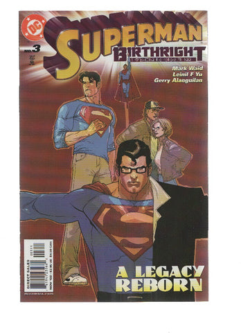 SUPERMAN: BIRTHRIGHT,Mini-Serie: Numero 03 of 12: A Legacty Reborn (DC Comics)