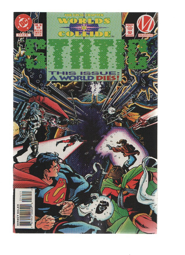 STATIC, Volume 01: Numero 14: After Worlds Collide (Milestone)