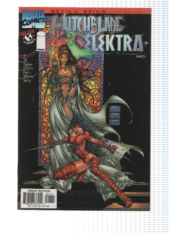 DEVIL,S REIGN, Volume 1, Numero 06: WITCHBLADE / ELEKTRA (Top Cow)