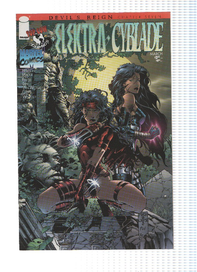 DEVIL,S REIGN, Volume 1, Numero 07: ELEKTRA / CYBLADE (Top Cow)
