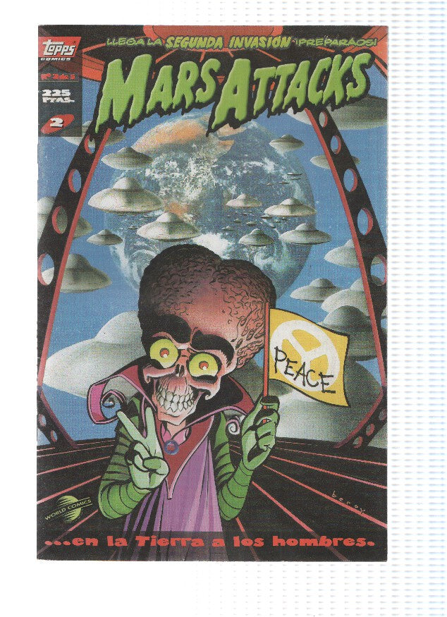 Mars Attacks volumen 2 numero 2; Bautismo de fuego
