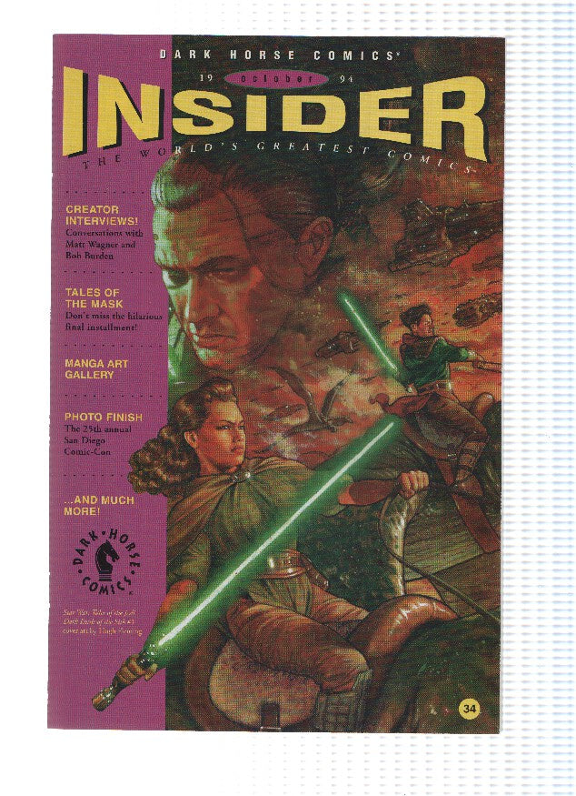 Revista: INSIDER (Dark Horse Comics), Volume 02: Numero 34