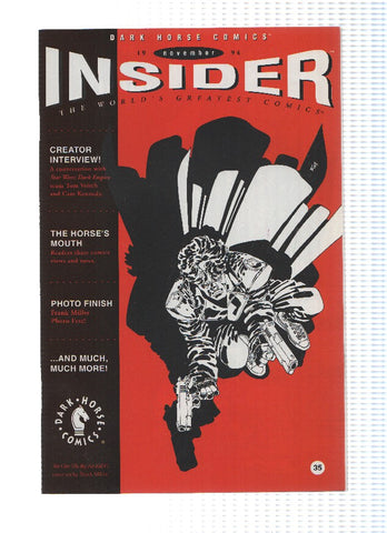Revista: INSIDER (Dark Horse Comics), Volume 02: Numero 35