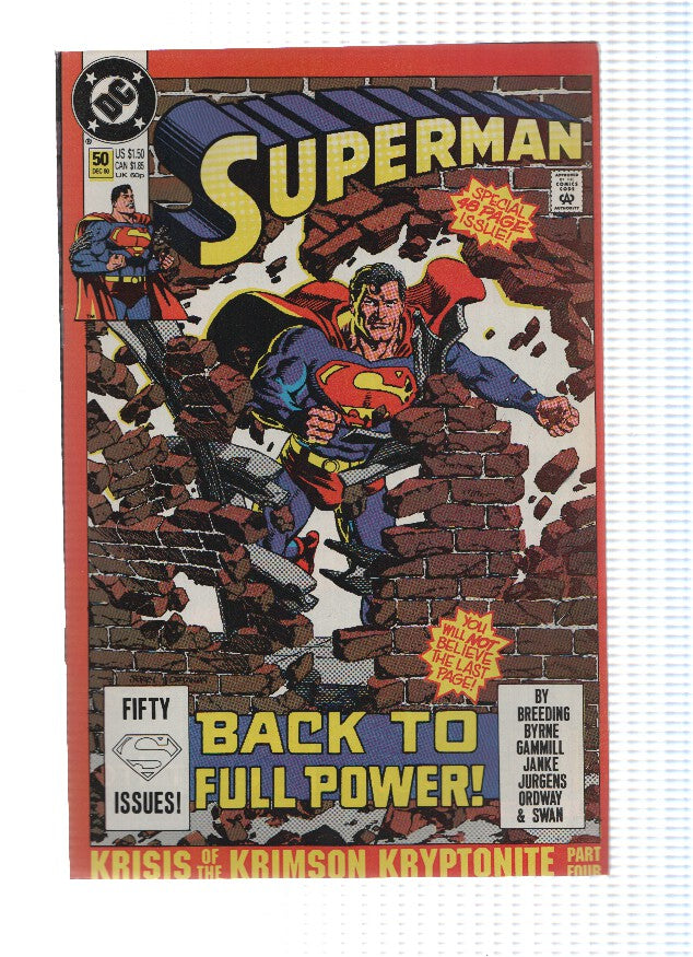 SUPERMAN, Volume 2, Numero 50: The Human Factor (DC Comics)