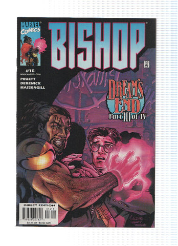 BISHOP: THE LAST X-MAN, Volume 1, Numero 16: Dreams End (Marvel)