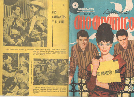 Serenata Extra numero 03: Confidencias del Duo Dinamico (poster central 31 x 21,5 cm: Bobby Darin)