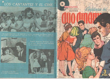 Serenata Extra numero 04: Confidencias del Duo Dinamico (poster central 31 x 21,5 cm: Elvis Presley)