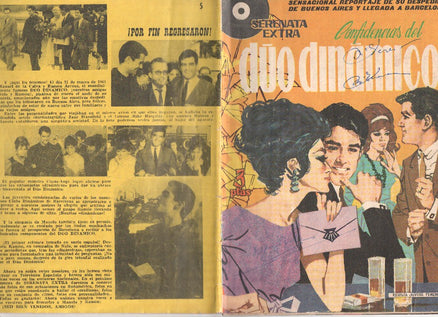 Serenata Extra numero 05: Confidencias del Duo Dinamico (poster central doble de Richard Beymer y Duo Dinamico)