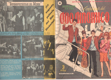 Serenata Extra numero 08: Confidencias del Duo Dinamico (poster central doble de Cliff Richard y Duo Dinamico)