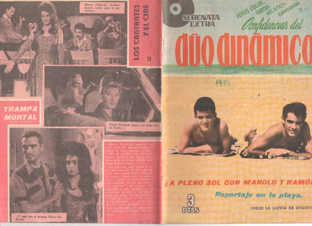 Serenata Extra numero 13: Confidencias del Duo Dinamico (poster central doble de Los T.N.T. y Duo Dinamico)