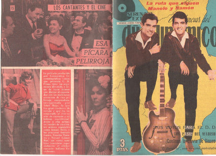 Serenata Extra numero 15: Confidencias del Duo Dinamico (poster central doble de Tito Mora y Duo Dinamico)