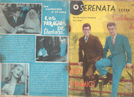Serenata Extra numero 48: Confidencias del Duo Dinamico (poster central doble de Los Angeles Negros y Ramon del Duo Dinamico)