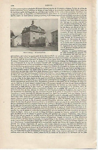 LAMINA ESPASA 12475: Ayuntamiento de Schwyz Suiza
