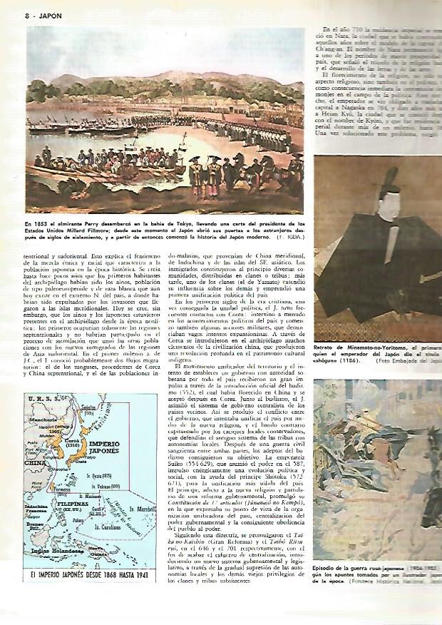 LAMINA MONITOR 0280: IMAGENES DE LA HISTORIA DE JAPON