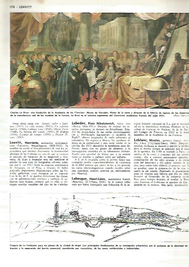 LAMINA MONITOR 0309: LA FUNDACION DE LA ACADEMIA DE LAS CIENCIAS POR LE BRUN