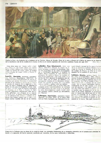 LAMINA MONITOR 0309: LA FUNDACION DE LA ACADEMIA DE LAS CIENCIAS POR LE BRUN