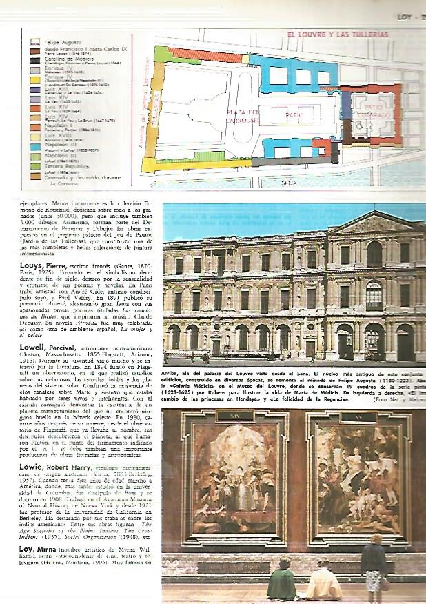 LAMINA MONITOR 0331: PLANO DEL LOUVRE Y LAS TULLERIAS. PALACIO DEL LOUVRE