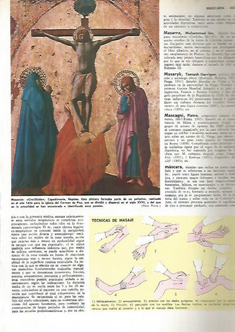 LAMINA MONITOR 0353: CRUCIFIXION POR MASACCIO