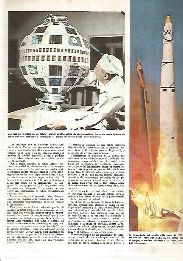 LAMINA MONITOR 0358: LANZAMIENTO DEL SATELITE DISCOVER I. FASE DEL MONTAJE DE UN TELSTAR