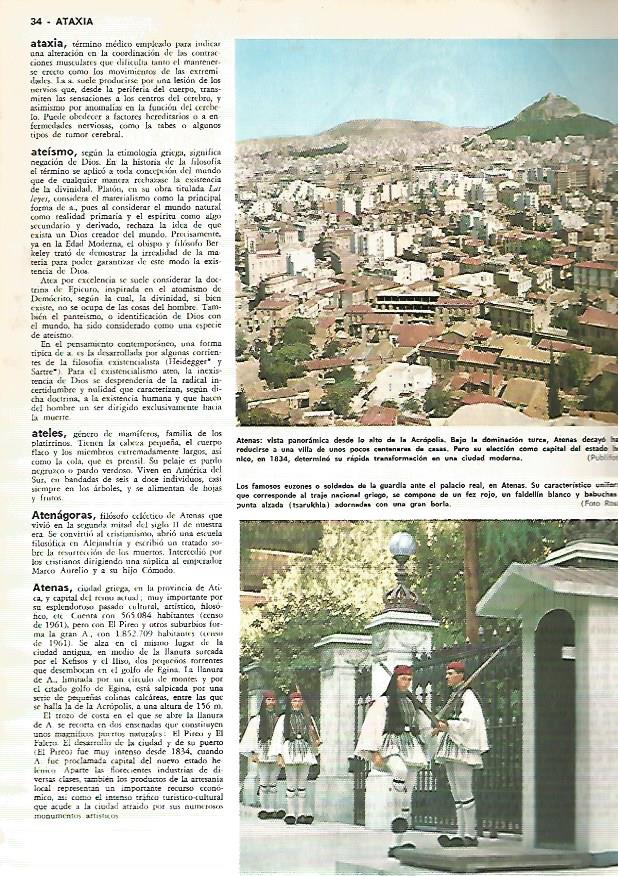 LAMINA MONITOR 0367: VISTA PANORAMICA DE ATENAS