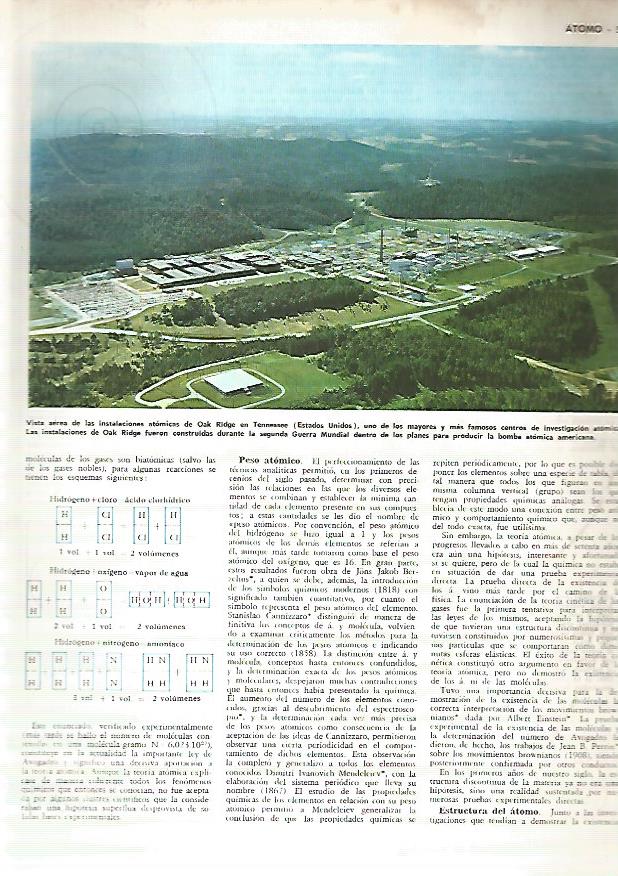 LAMINA MONITOR 0372: VISTA AEREA DE LAS INSTALACIONES ATOMICAS DE OAK RIDGE EN ESTADOS UNIDOS