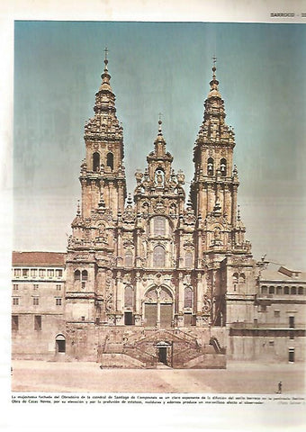 LAMINA MONITOR 0407: CATEDRAL DE SANTIAGO DE COMPOSTELA