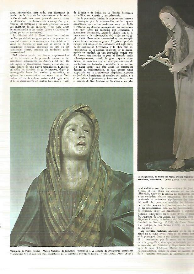 LAMINA MONITOR 0408: LA MAGDALENA DE PEDRO DE MENA. VERONICA POR PEDRO ROLDAN