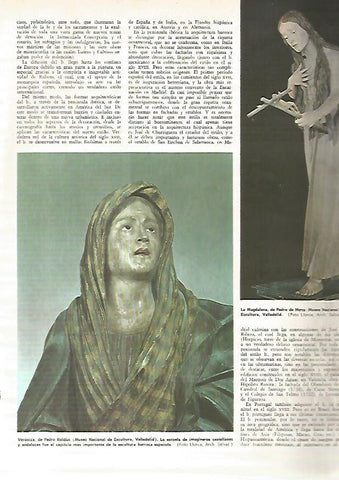 LAMINA MONITOR 0408: LA MAGDALENA DE PEDRO DE MENA. VERONICA POR PEDRO ROLDAN