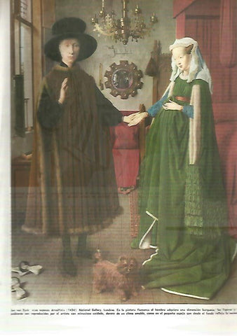 LAMINA MONITOR 0413: EL MATRIMONIO ARNOLFINI POR VAN EYCK