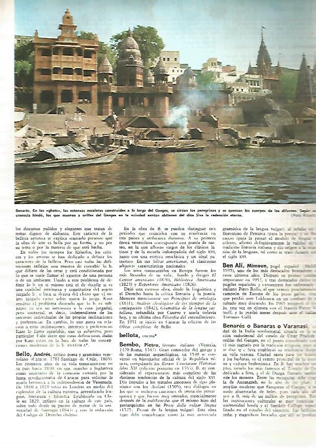 LAMINA MONITOR 0415: VISTA DE BENARES INDIA