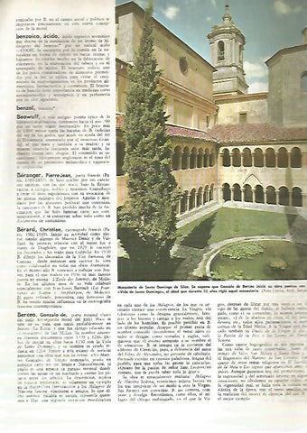 LAMINA MONITOR 0417: MONASTERIO DE SANTO DOMINGO DE SILOS BURGOS