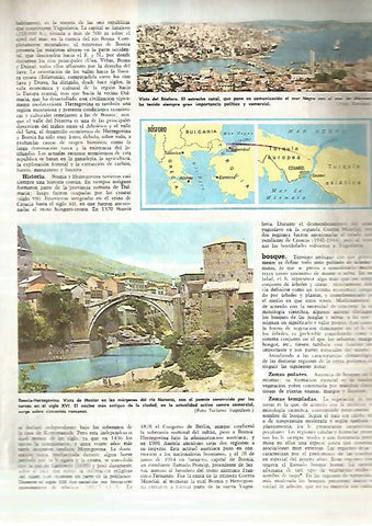 LAMINA MONITOR 0427: MAPA Y VISTAS DEL BOSFORO
