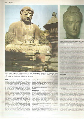 LAMINA MONITOR 0438: ESTATUA DE BUDA EN KAMAKURA 